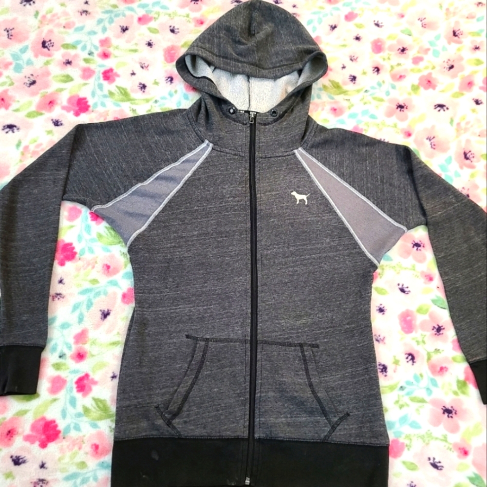 PINK Hooded Zip Up